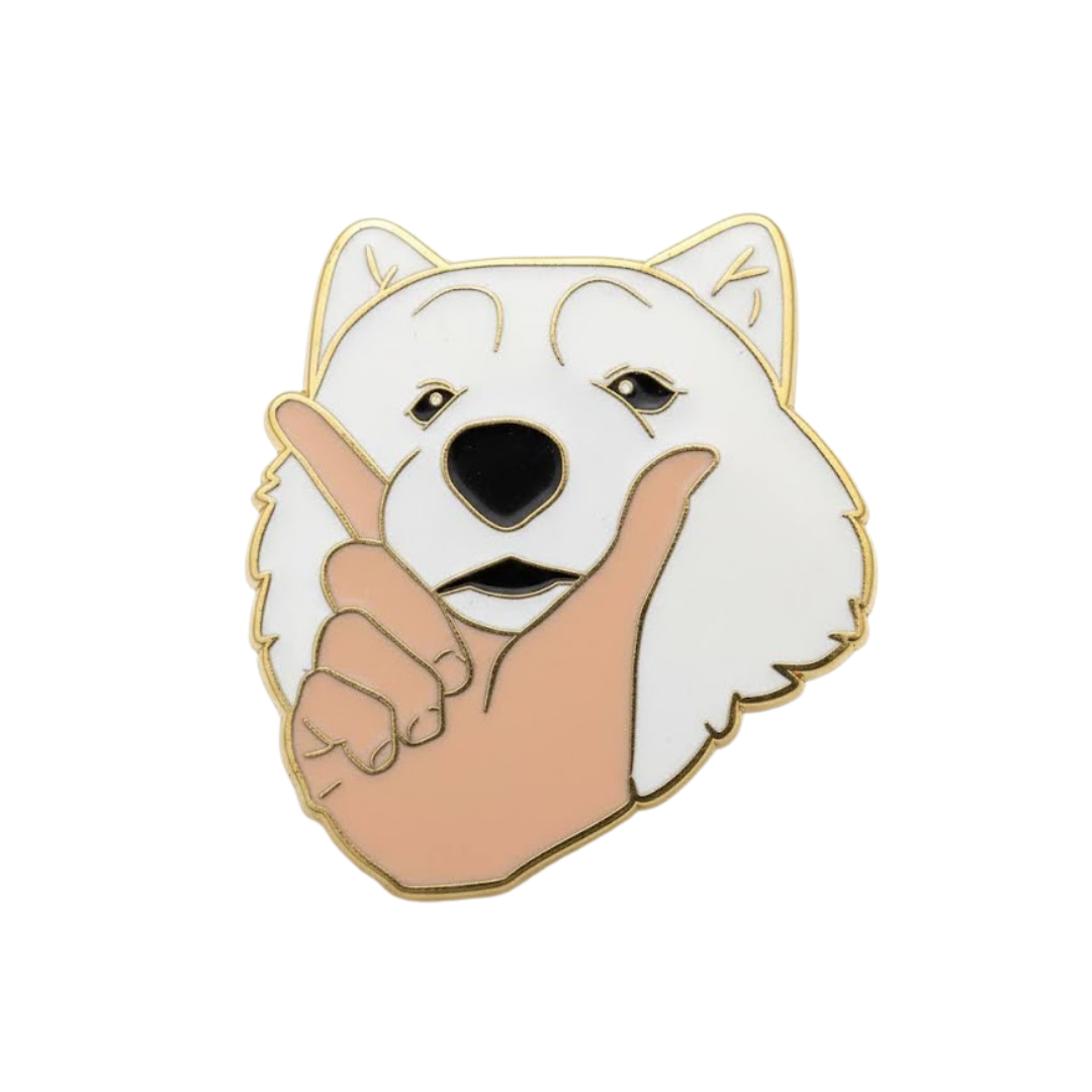 KACHOW — Samoyed Pin $13